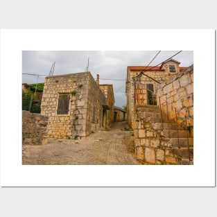 Loziscz Village in Brac, Croatia Posters and Art